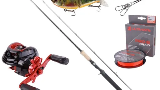 Jerkbait hengel - jerkbait rod with lures