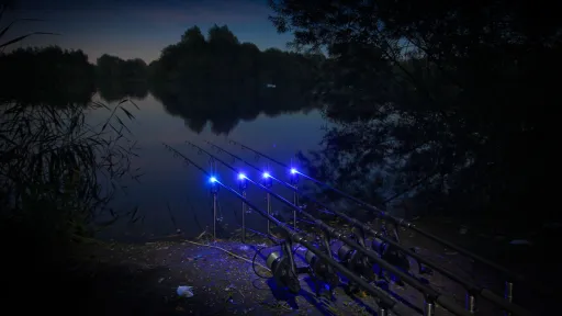 Nachtvissen - night fishing setup